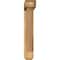 Ekena Millwork Traditional Craftsman Smooth Bracket w/ Offset Brace, Western Red Cedar, 5 1/2"W x 32"D x 32"H BKT0604X32X32TRA04SWR - alternate 4